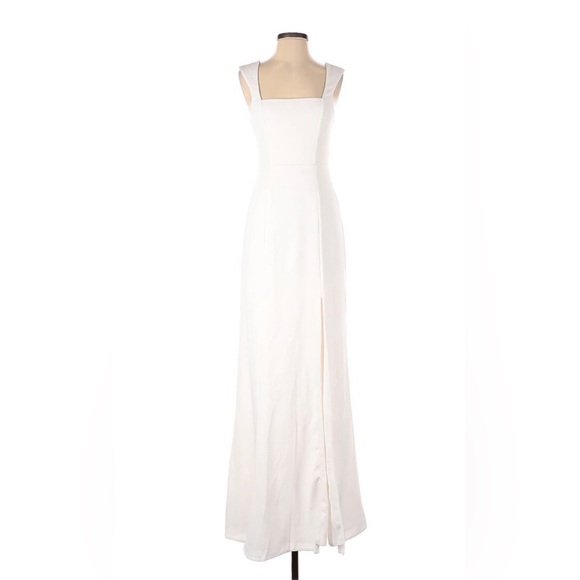Show Me Your Mumu Paris Gown in White Stretch XL - Picture 4 of 8